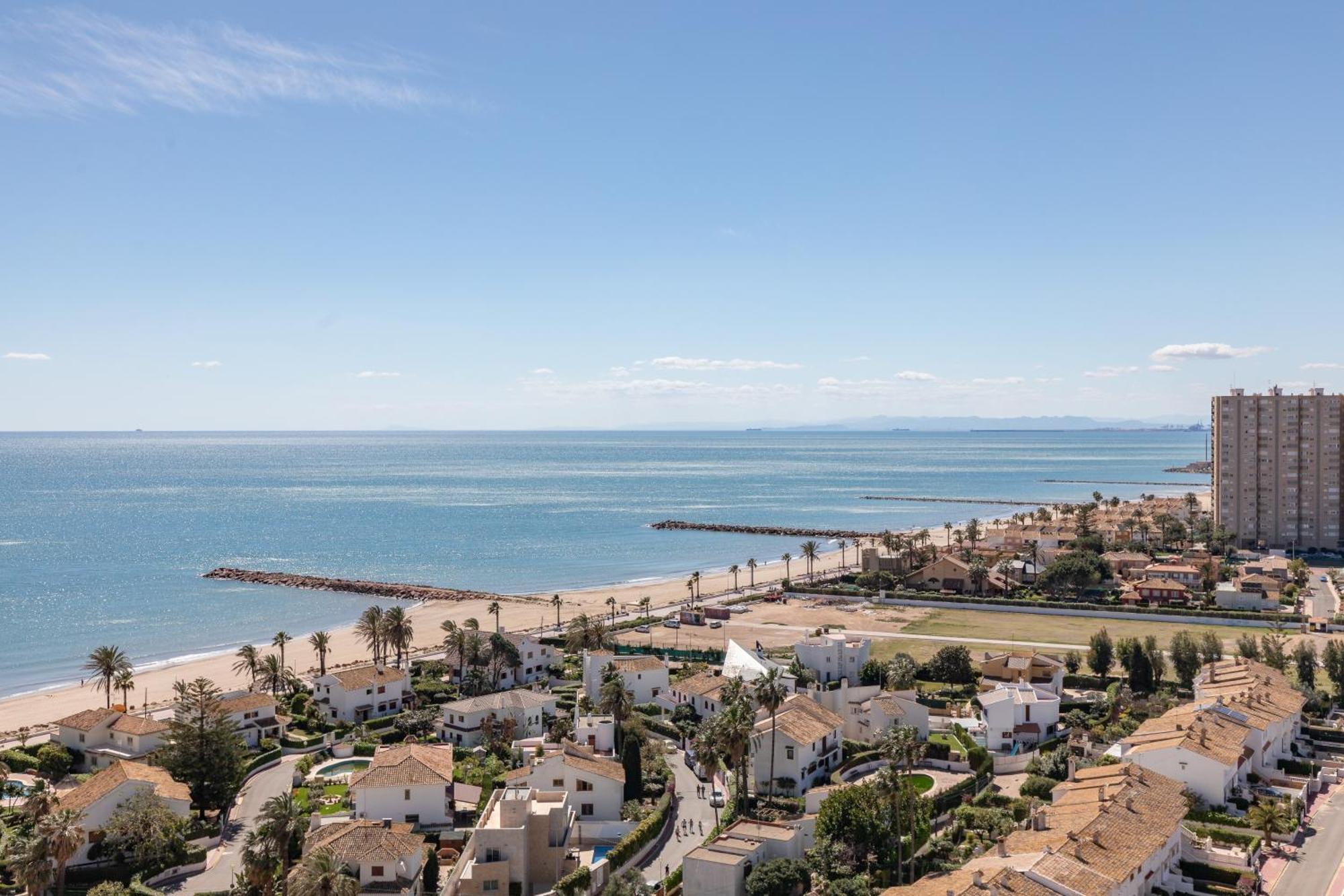 Apartamento Amazing Sea Views in El Puig Valencia Exterior foto